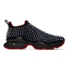 CHRISTIAN LOUBOUTIN CHRISTIAN LOUBOUTIN BLACK SPIKE SOCK SNEAKERS