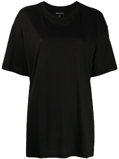 Ann Demeulemeester Elmer Oversized T-shirt In Black