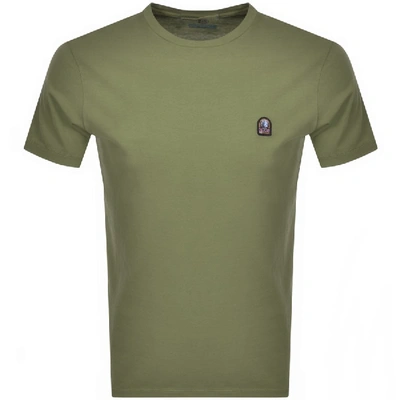 Parajumpers Crew Neck T-shirt In Verde