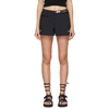OFF-WHITE OFF-WHITE BLACK ACTIVE BELTED SHORTS