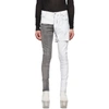 RICK OWENS RICK OWENS WHITE WAX TYRONE COLLAGE JEANS