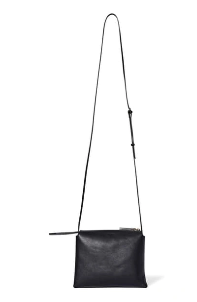 The Row Mini Nu Twin Leather Bag In Fuchsia