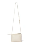 The Row Women's Mini Nu Twin Leather Crossbody Bag In Ivory
