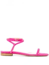 STUART WEITZMAN MERINDA LEATHER SANDALS