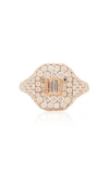 SHAY ESSENTIAL 18K ROSE GOLD DIAMOND PINKY RING,794781