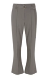 EUDON CHOI EVELYN CROPPED WOOL TROUSER,795361