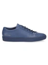 Common Projects Men's Original Achilles Leather Low-top Sneakers In Navy