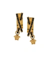 VERSACE Gold Bamboo Earrings