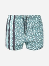 NEIL BARRETT SHORTS DA MARE CON STAMPA