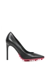 Off-white Spike-sole Stiletto Pumps In Black
