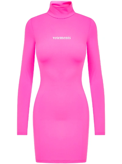 vetements pink dress Vetements Diva Styling Dress with Gloves