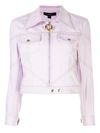 ELLERY LILAC ZIPPED FITTED JACKET,5005.107.7100