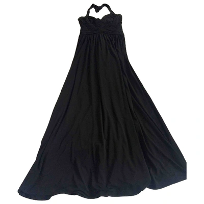 Pre-owned Bcbg Max Azria Maxi Dress In Black