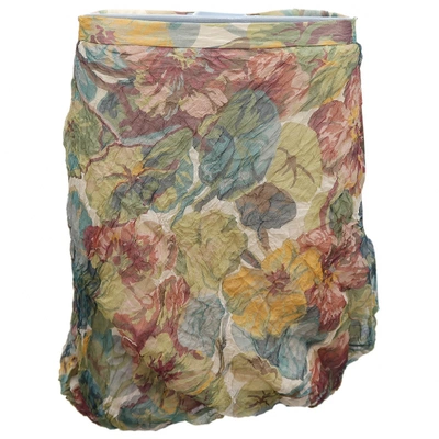 Pre-owned Moschino Cheap And Chic Silk Mid-length Skirt In Multicolour