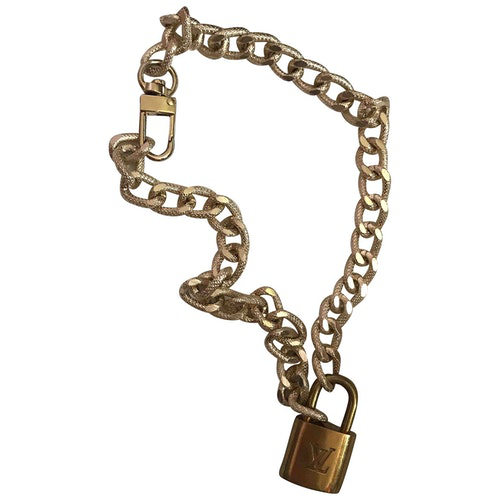 Pre-Owned Louis Vuitton Gold Gold Plated Necklace | ModeSens