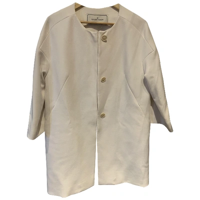 Pre-owned By Malene Birger Jacket In White