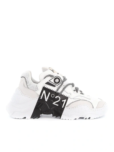 N°21 Billy Trainers In White Leather