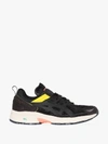 ASICS BLACK RECONSTRUCTED GEL-VENTURE trainers,1021A41014835024