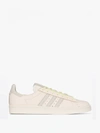 ADIDAS ORIGINALS X PHARRELL WILLIAMS NEUTRAL CAMPUS LEATHER LOW TOP SNEAKERS,FX802514928943