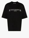 MASTERMIND JAPAN MASTERMIND JAPAN MENS BLACK LOGO-EMBROIDERED T-SHIRT,MW20S04TS06014948599