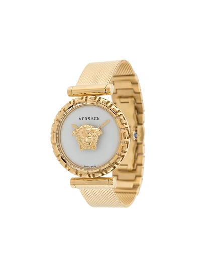 Versace Palazzo Empire Greca 37mm Watch In Gold