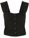 PINKO BUTTON FROM CROPPED CAMISOLE