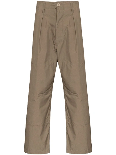 Snow Peak Straight-leg Trousers In Grey