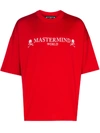 MASTERMIND JAPAN T-SHIRT MIT LOGO-STICKEREI