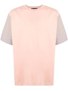 Qasimi Gradient Stripe Colour-block T-shirt In Pink