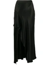 AINEA AINEA SATIN ASYMMETRIC SKIRT