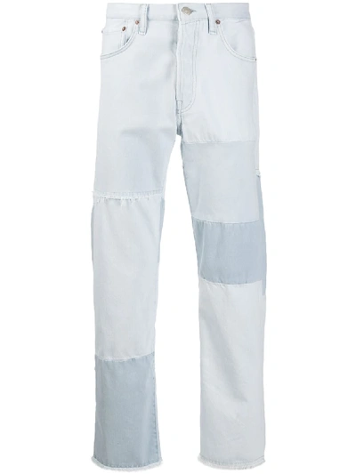 Acne Studios Recrafted Straight-leg Jeans In Blue