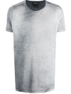 AVANT TOI FADED EFFECT LONGLINE T-SHIRT