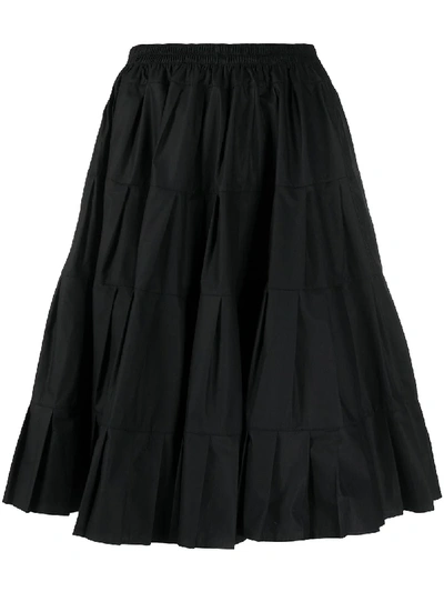 See By Chloé Gathered Full Shape Skirt In Black