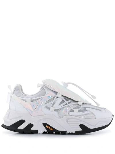 Iceberg Flash Detachable-tongue Trainers In White