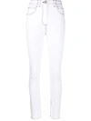 BALMAIN HIGH-WAISTED SKINNY JEANS