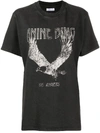 Anine Bing Lili Printed Organic Cotton-jersey T-shirt In Grey