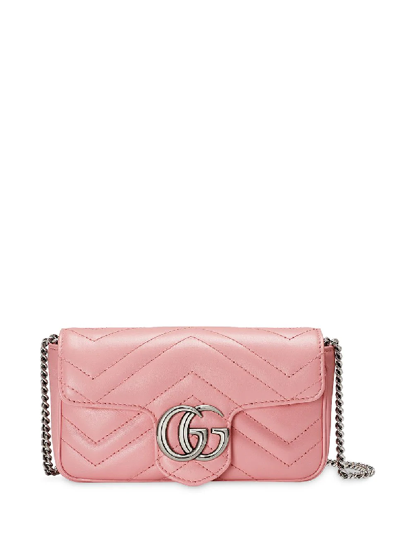 gucci marmont matelasse pink