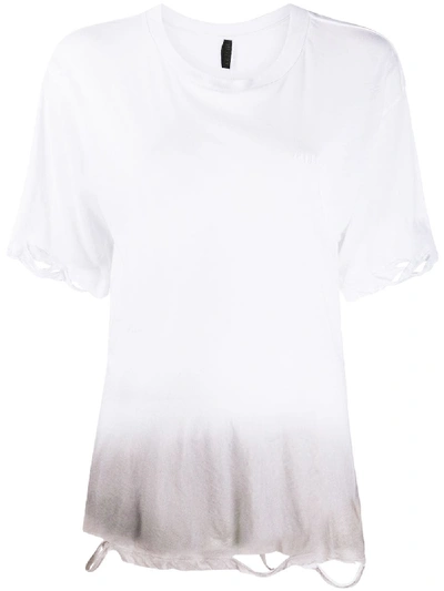 Ben Taverniti Unravel Project Tie-dye T-shirt In White