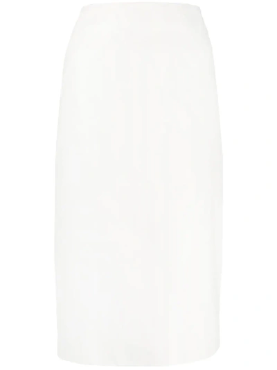 Valentino 中长半身裙 In White