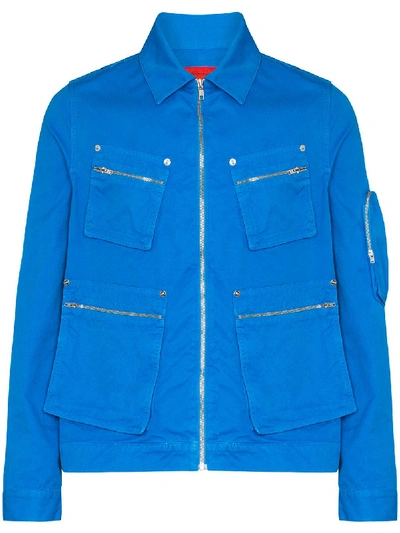 Eckhaus Latta Ike Cotton Jacket In Skydiver