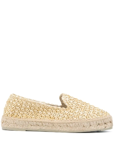 MANEBI TWEED WOVEN ESPADRILLES