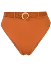 WEWOREWHAT EMILY BELTED BIKINI BOTTOMS