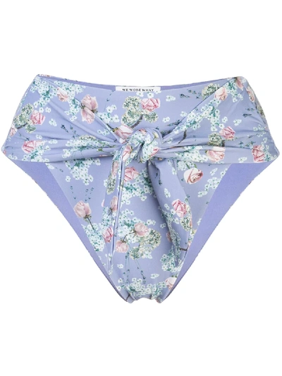 Weworewhat Riviera Floral In Blau