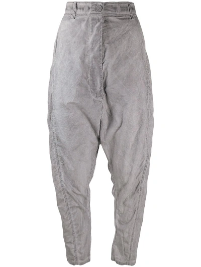 Rundholz Dropped Crotch Trousers In Grey