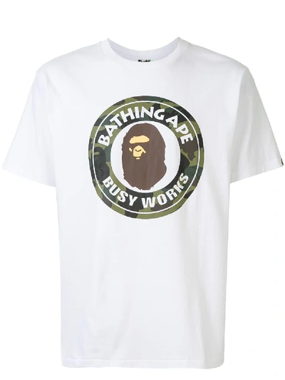 BAPE LOGO PRINT T-SHIRT