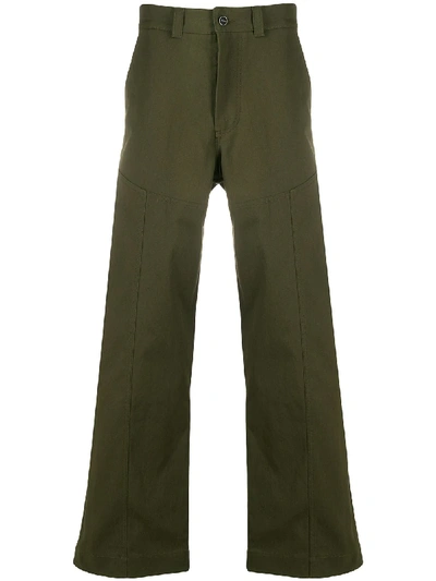 Jacquemus Le Pantalon Terraio Trousers In Green