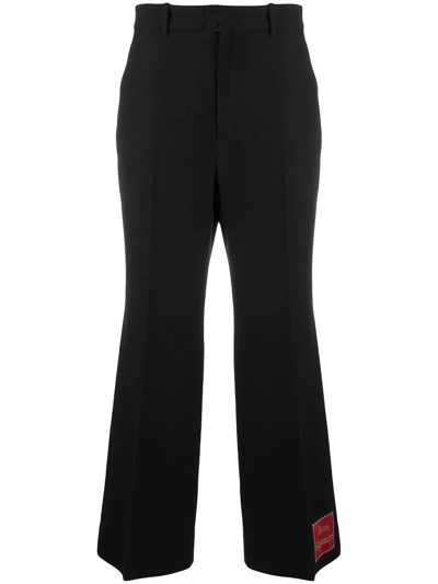 Gucci Orgasmique Flared Trousers In Black