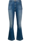 FRAME cropped flared jeans