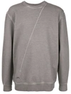 Diesel Red Tag X Acw Long Sleeve Sweatshirt In Grey