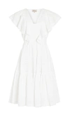 TEMPERLEY LONDON BEAUX DRESS, WHITE, UK12, WHITE